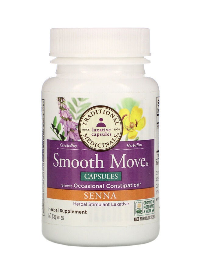 Traditional Medicinals Smooth Move Senna Capsules - Image 3
